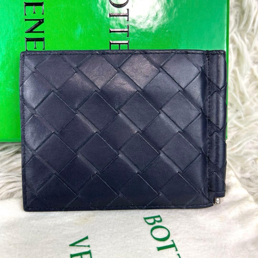 ✨美品 ボッテガヴェネタ マネークリップ マキシイントレチャート バイカラー