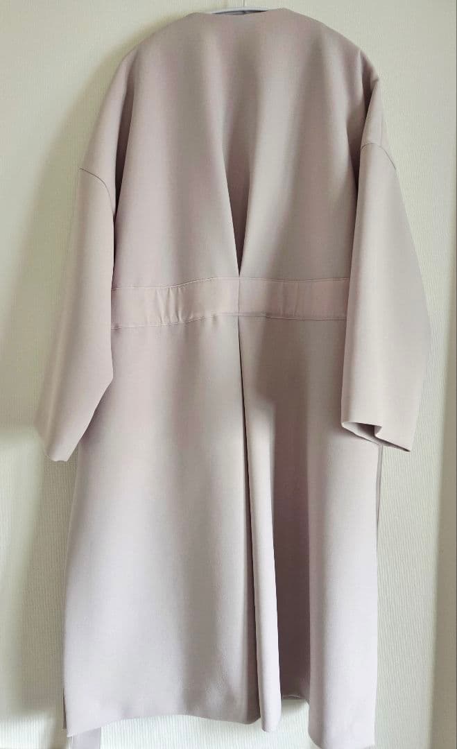 ADORE２ＴＯＮＥボンディングノーカラーコート