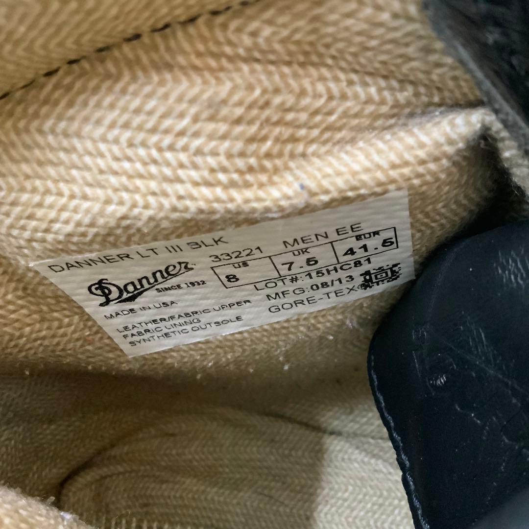 専用ダナー LT Ⅲ ブーツ ゴアテックス 33221 US8