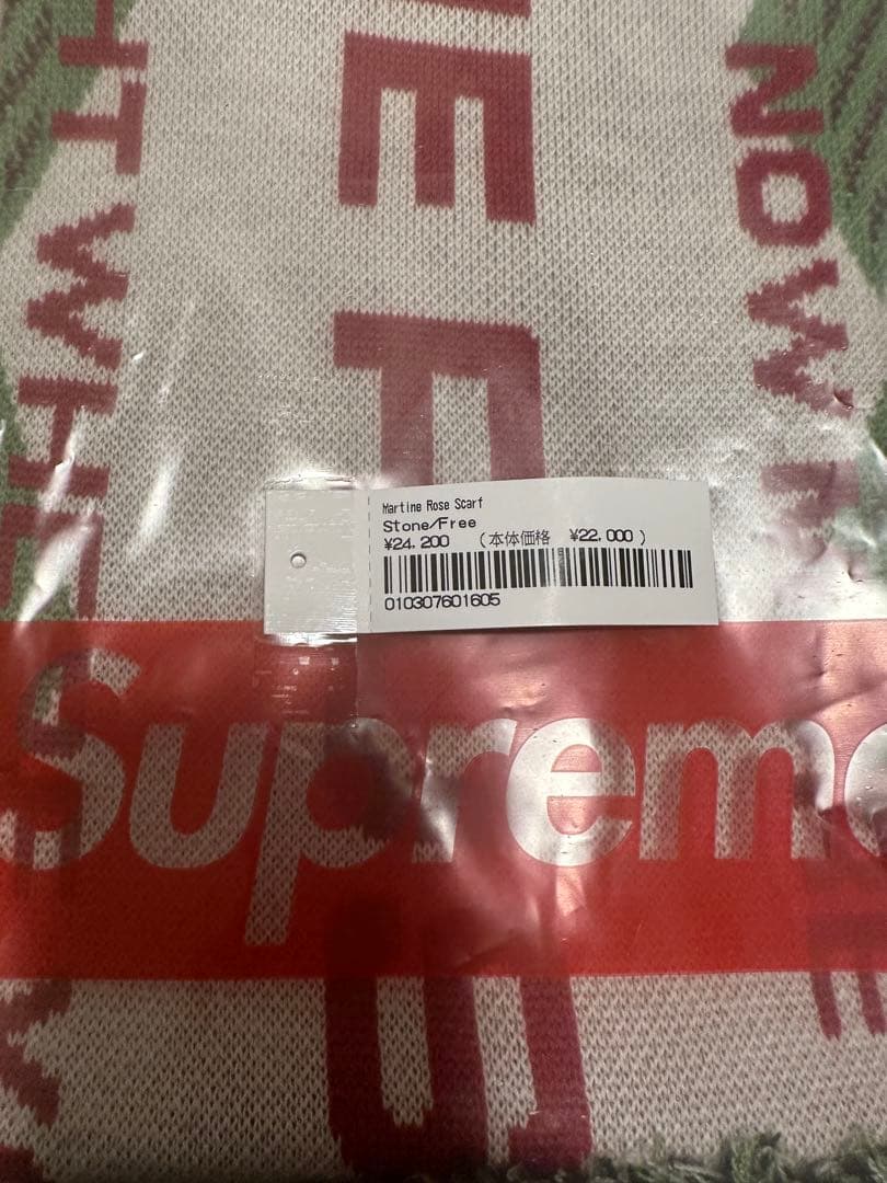 新品　Supreme Martine Rose Scarf スカーフ マフラー