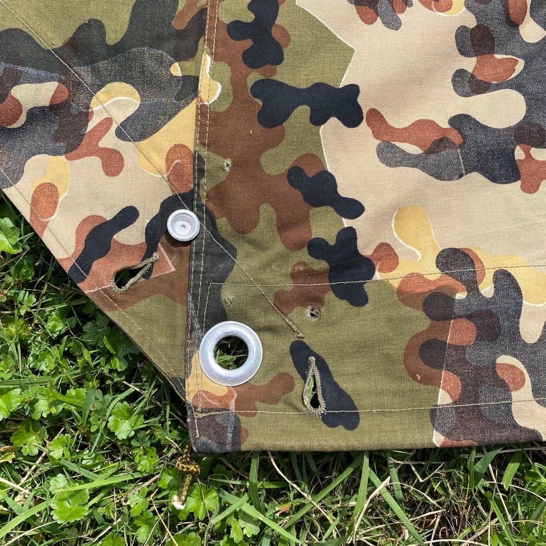 【超レア・美品】入手困難　ドイツ　軍幕　アメーバカモ　パップテント　ハーフ　１枚