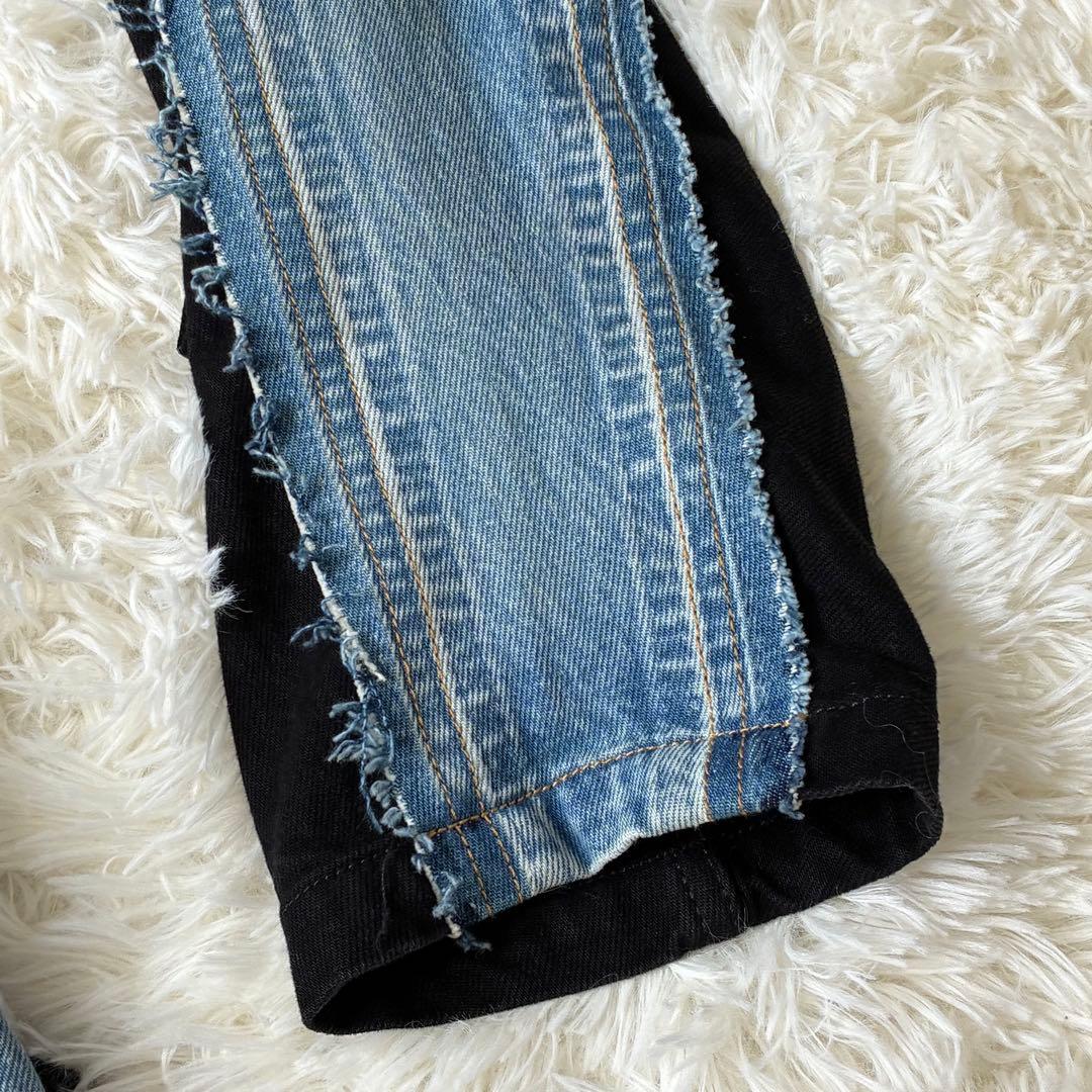 DIESEL ディーゼル　デニム　ドッキング　コート　チェック.