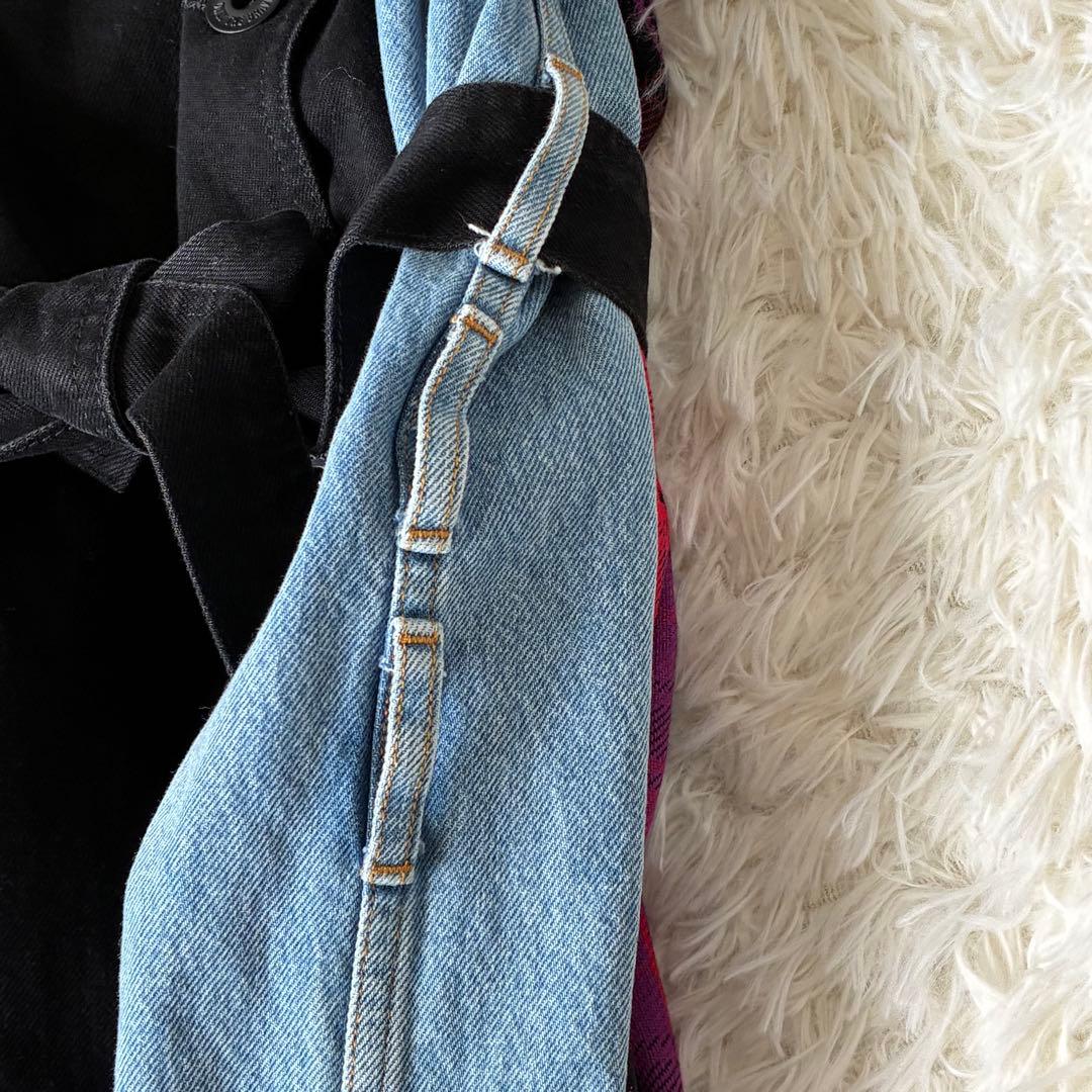 DIESEL ディーゼル　デニム　ドッキング　コート　チェック.