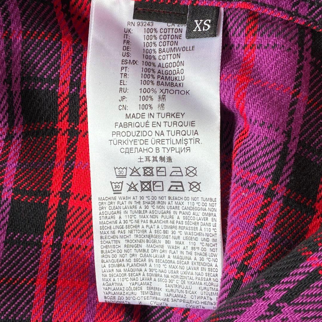 DIESEL ディーゼル　デニム　ドッキング　コート　チェック.