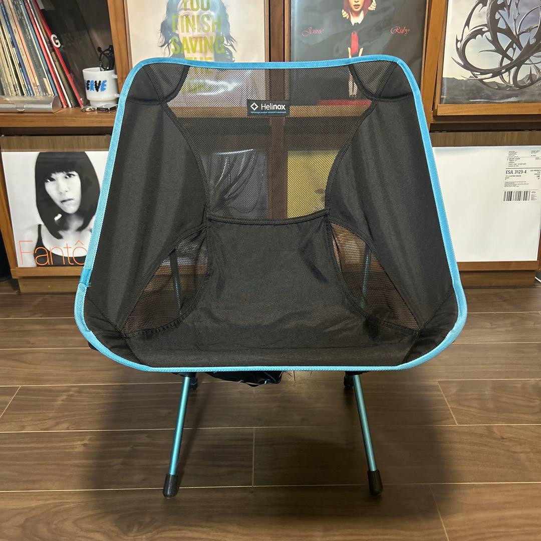 Helinox チェアワン アウトドアチェア ブラック・ブルー