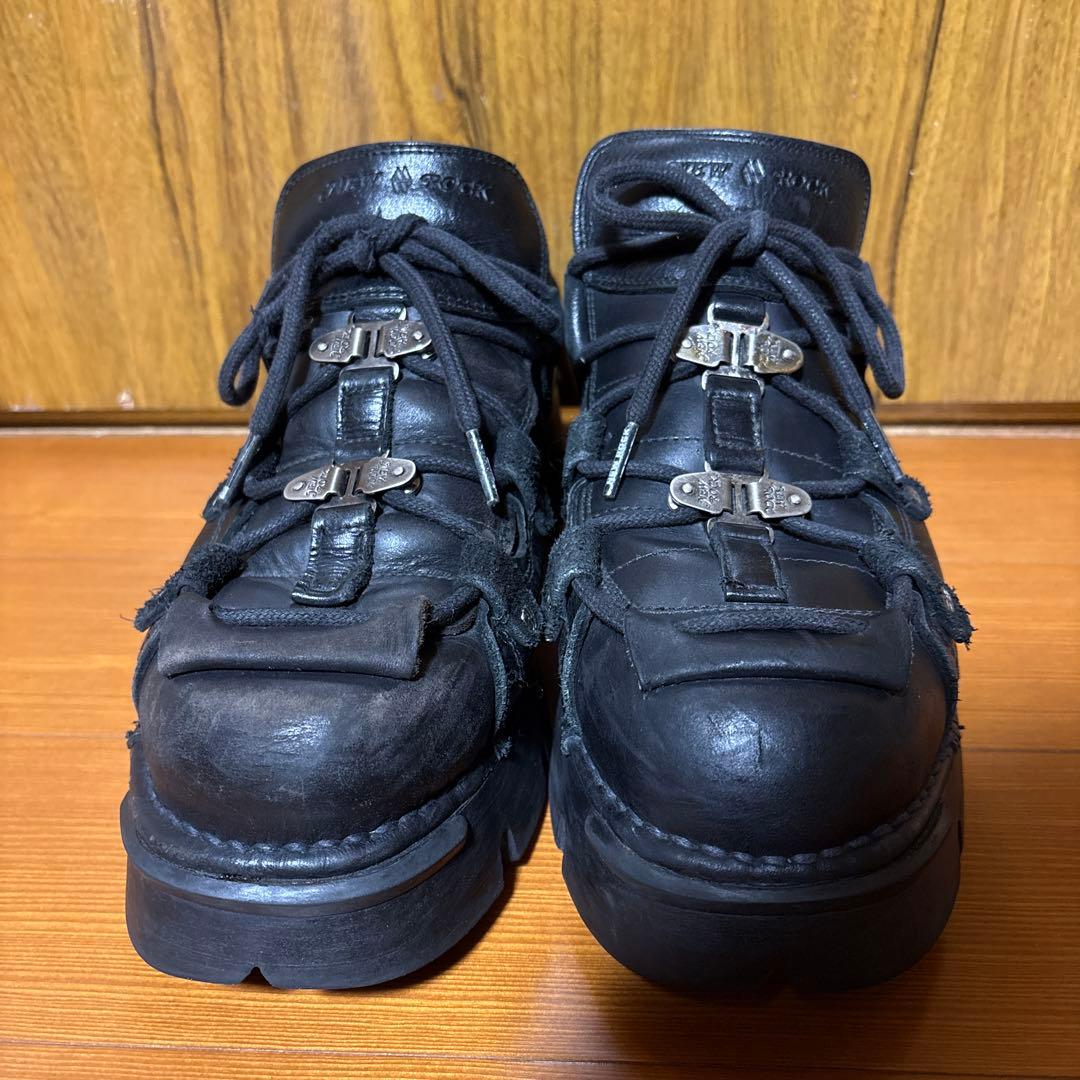 NEW ROCK /ニューロック　ブラック 厚底　スニーカー　ブーツ