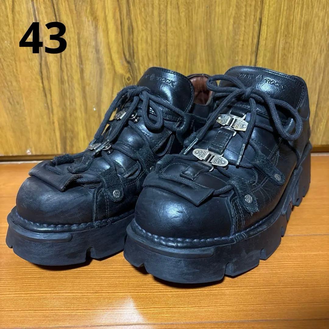 NEW ROCK /ニューロック　ブラック 厚底　スニーカー　ブーツ