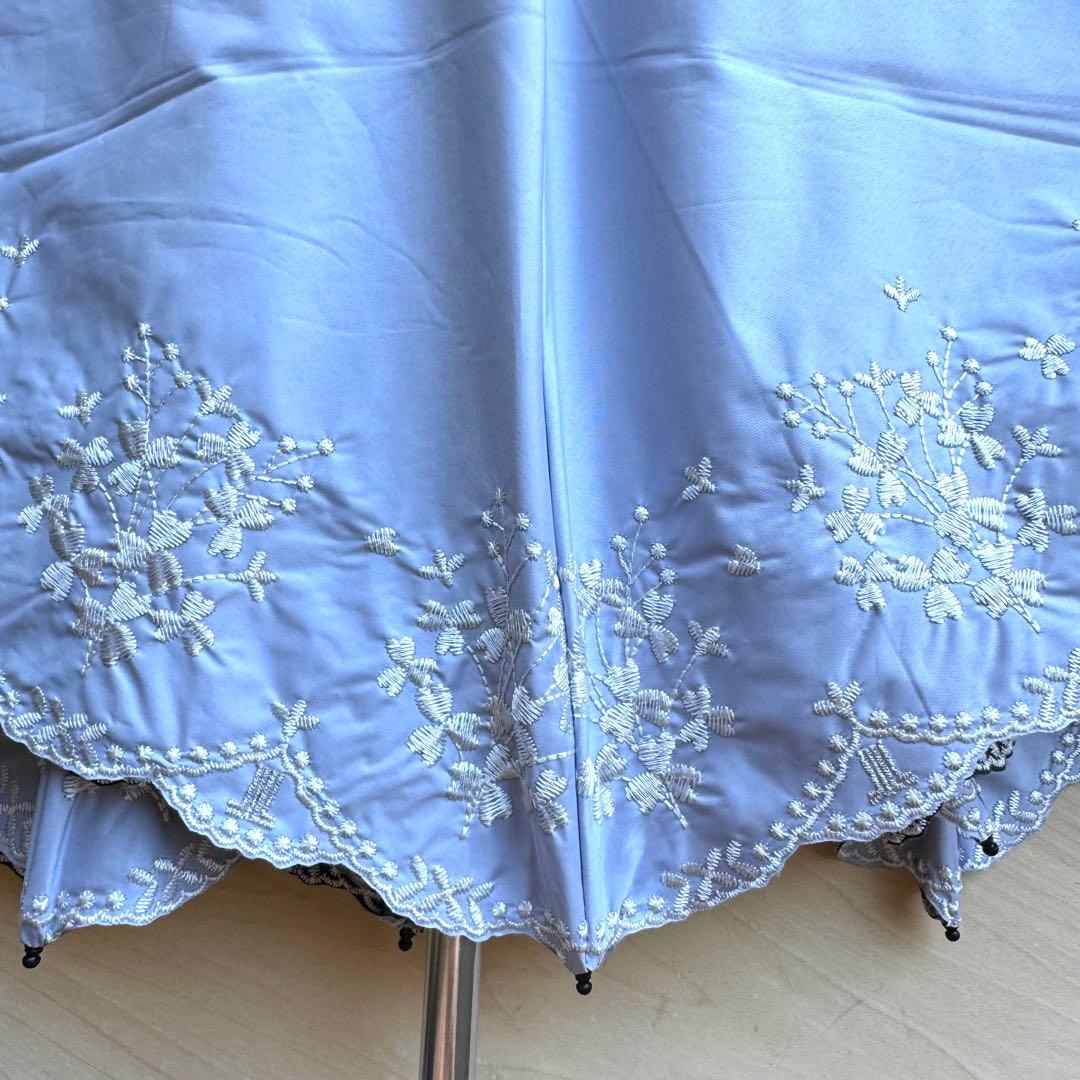 ★新品★ランバンコレクション　晴雨兼用折りたたみ　日傘　１級遮光　軽量　刺繍