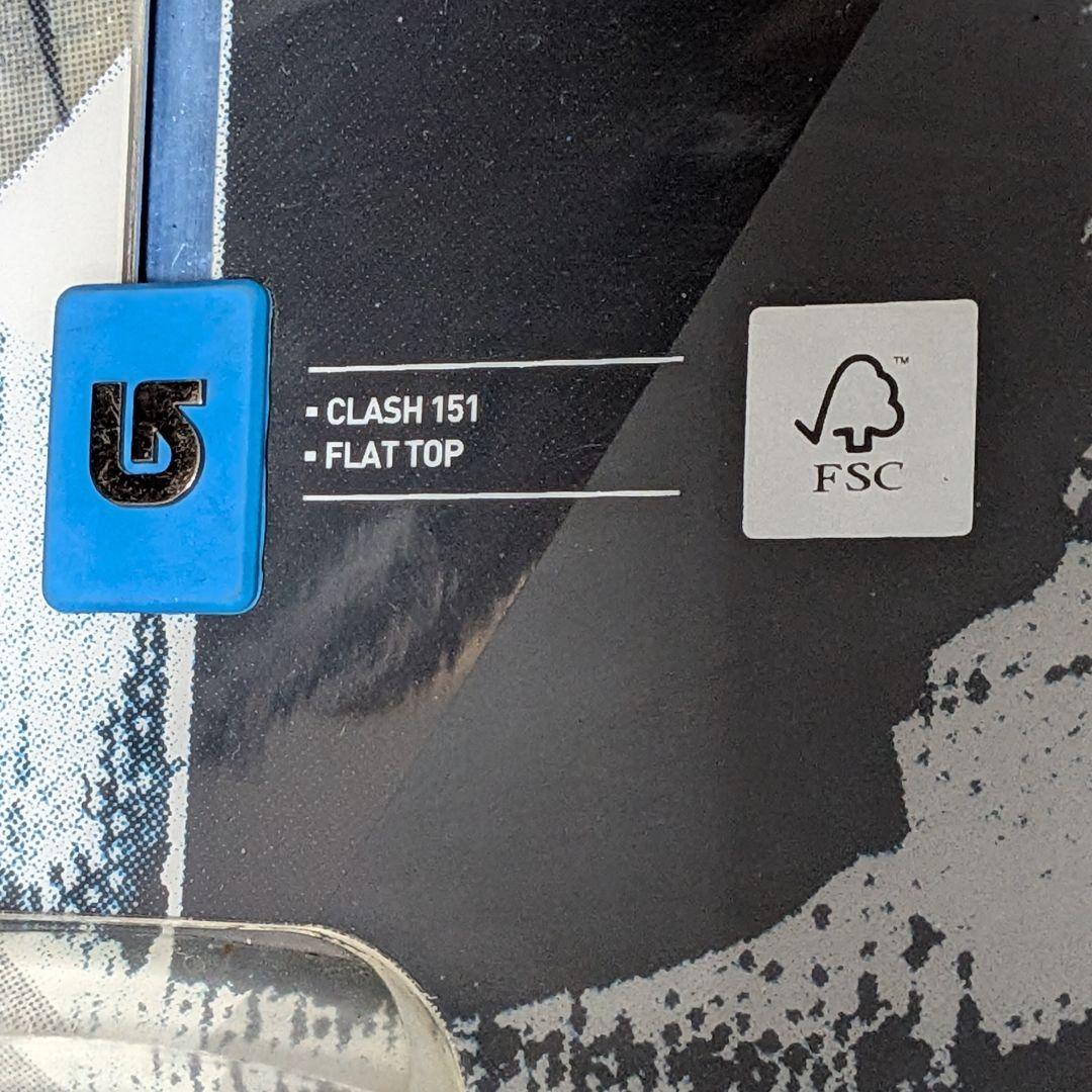 BURTON CLASH 151 FREESTYLE ビンディング付(サイズM)