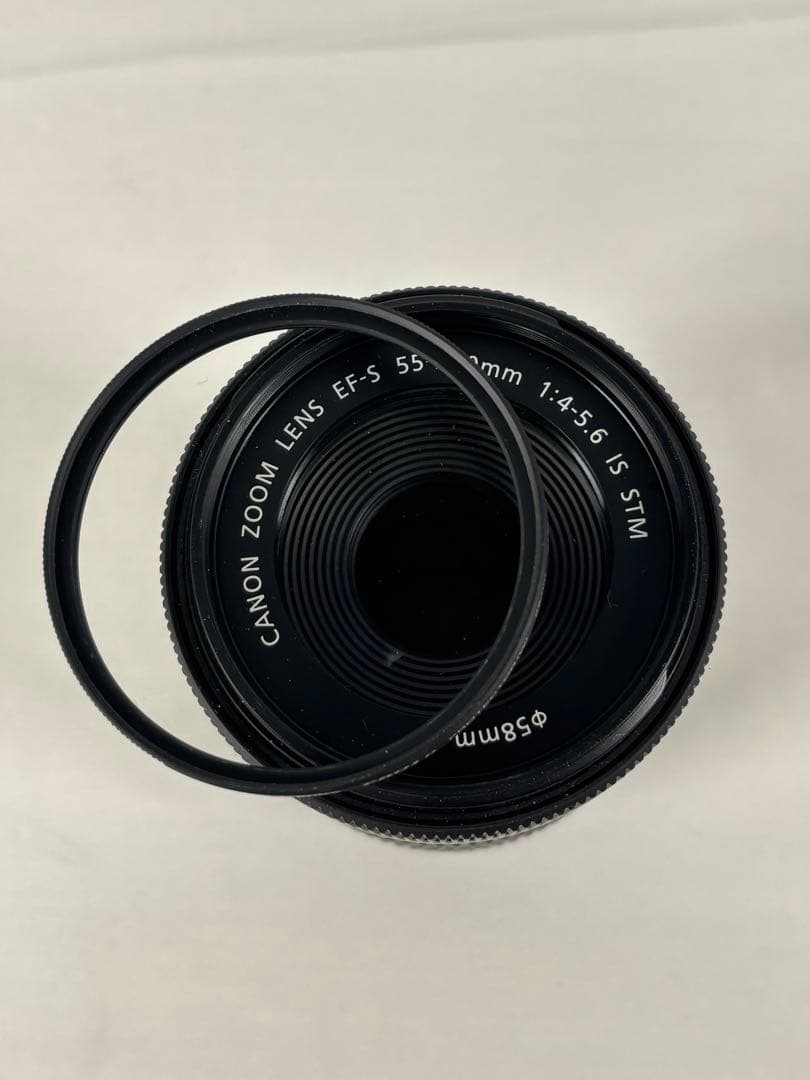 【美品】Canon EF-S 55-250mm ズーム レンズ保護フィルター付き