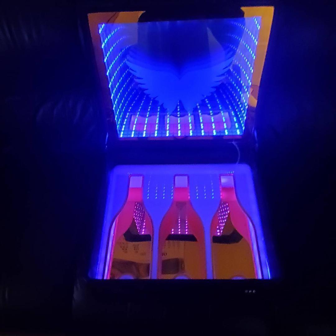 エンジェル アタッシュ ケース ANGEL シャンパン LED ライト