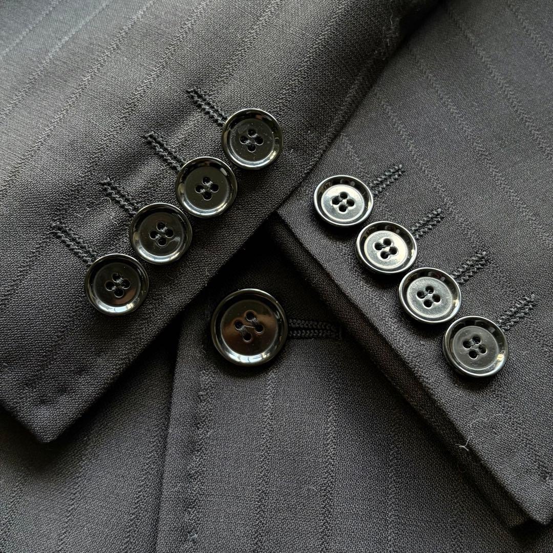 【美品】ドルチェ&ガッバーナ スーツ タキシード 1B ストライプ ブラック M