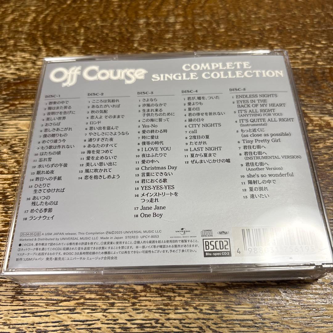 off course オフコース コンプリート・シングル・コレクション