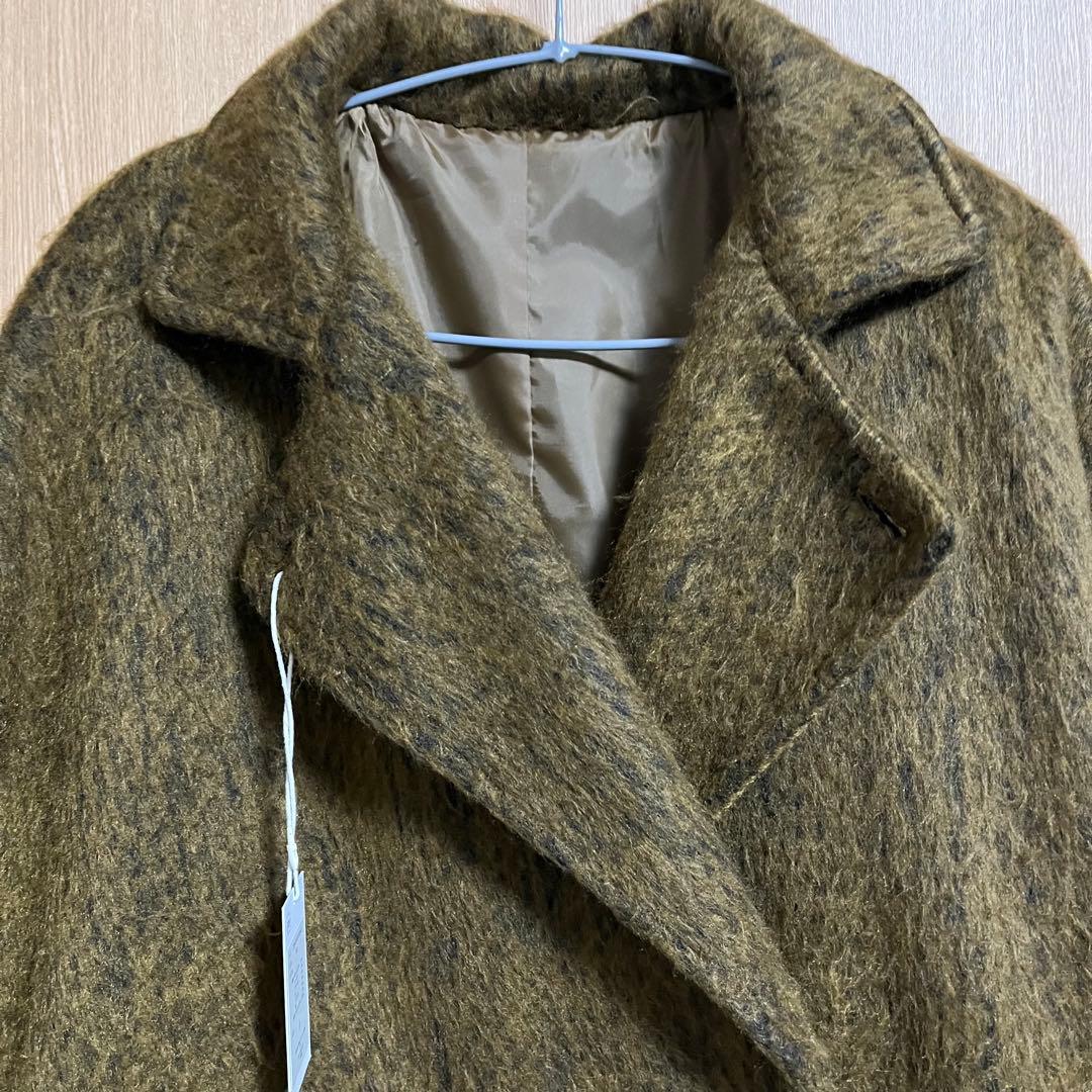 【FREE SIZE】hellam シャギーミドルコート