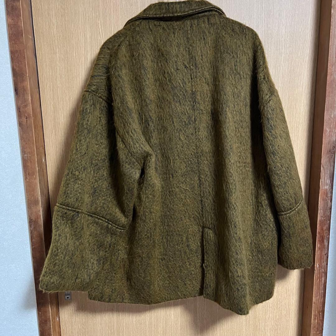 【FREE SIZE】hellam シャギーミドルコート