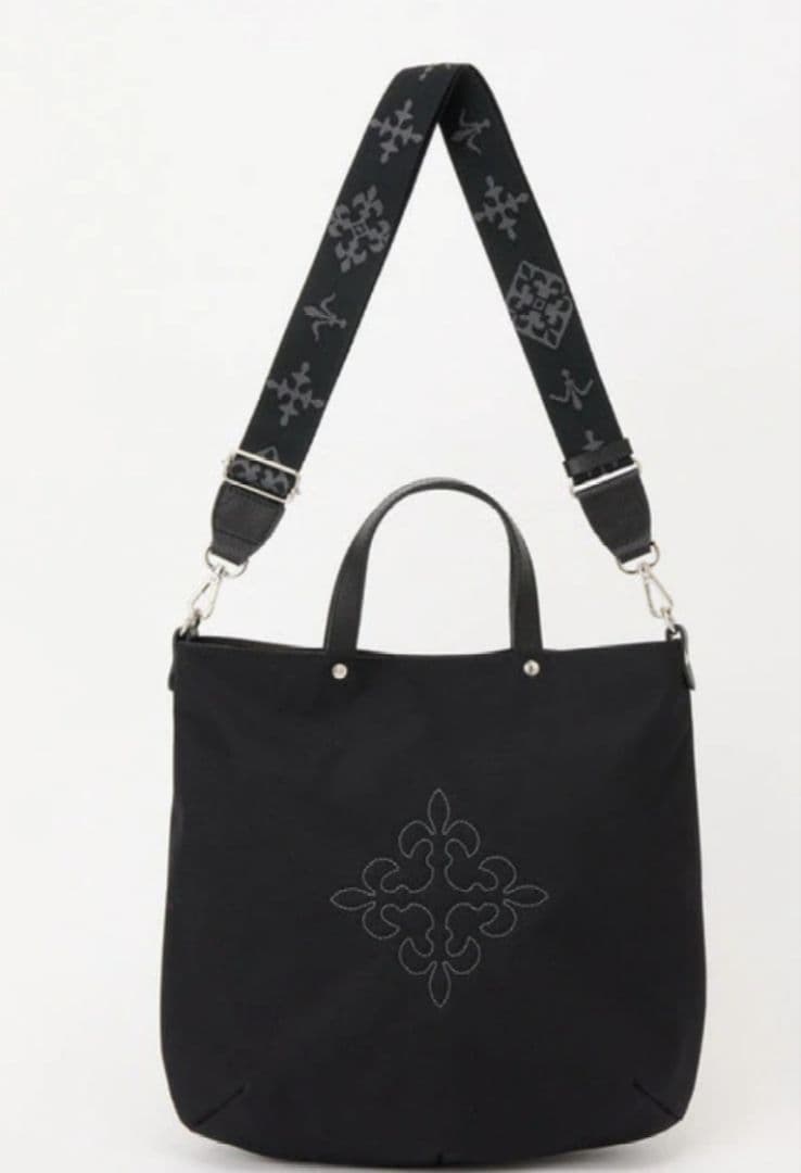 ラシット　コーデュラナイロン　2way　トートバッグ　ブラック