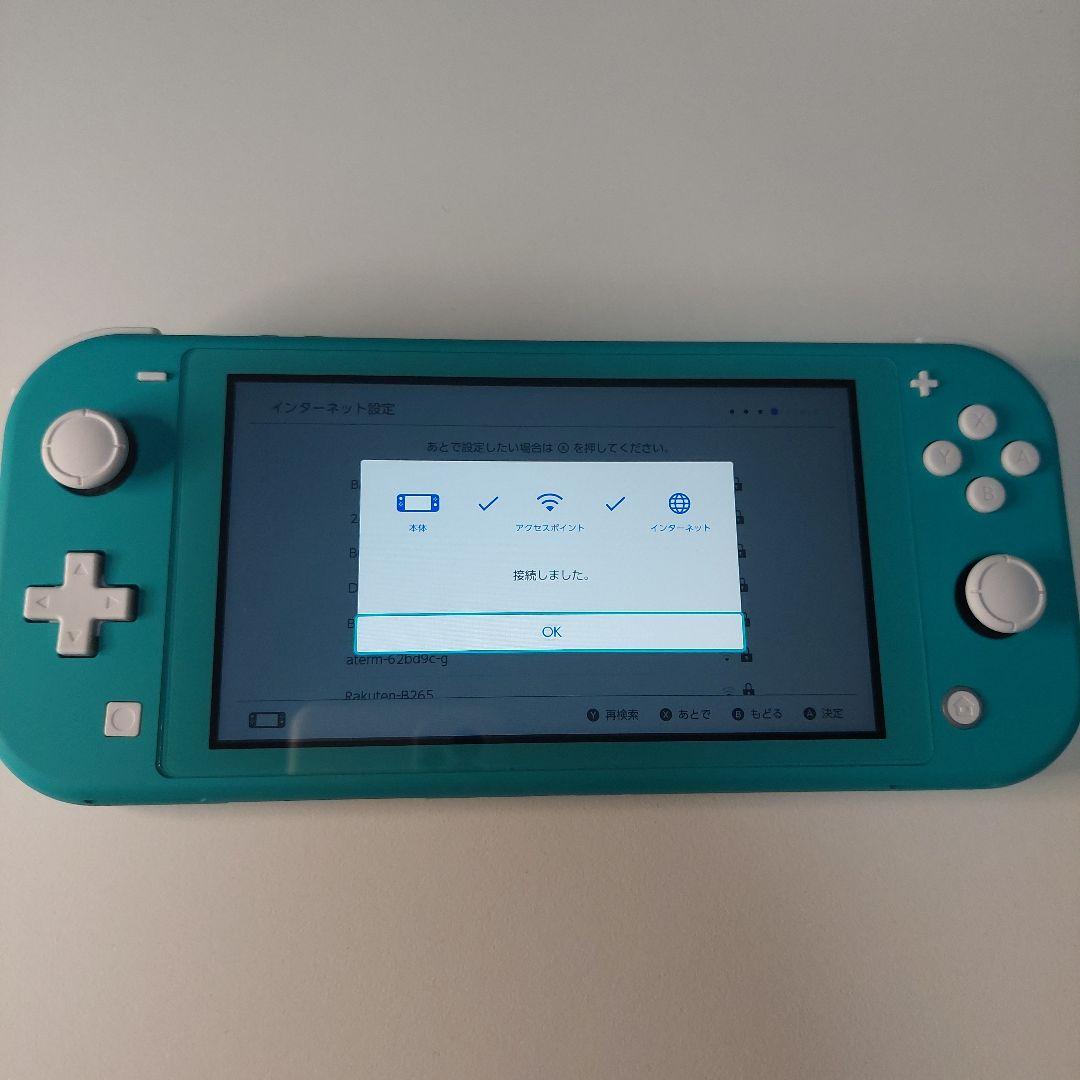 【動作品】Switch Lite 本体 ターコイズ 2024年製