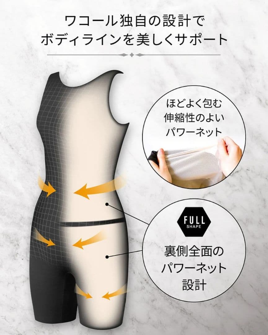 ワコール　フィットネス水着 |　フルシェイプ水着(セパレート)　11L