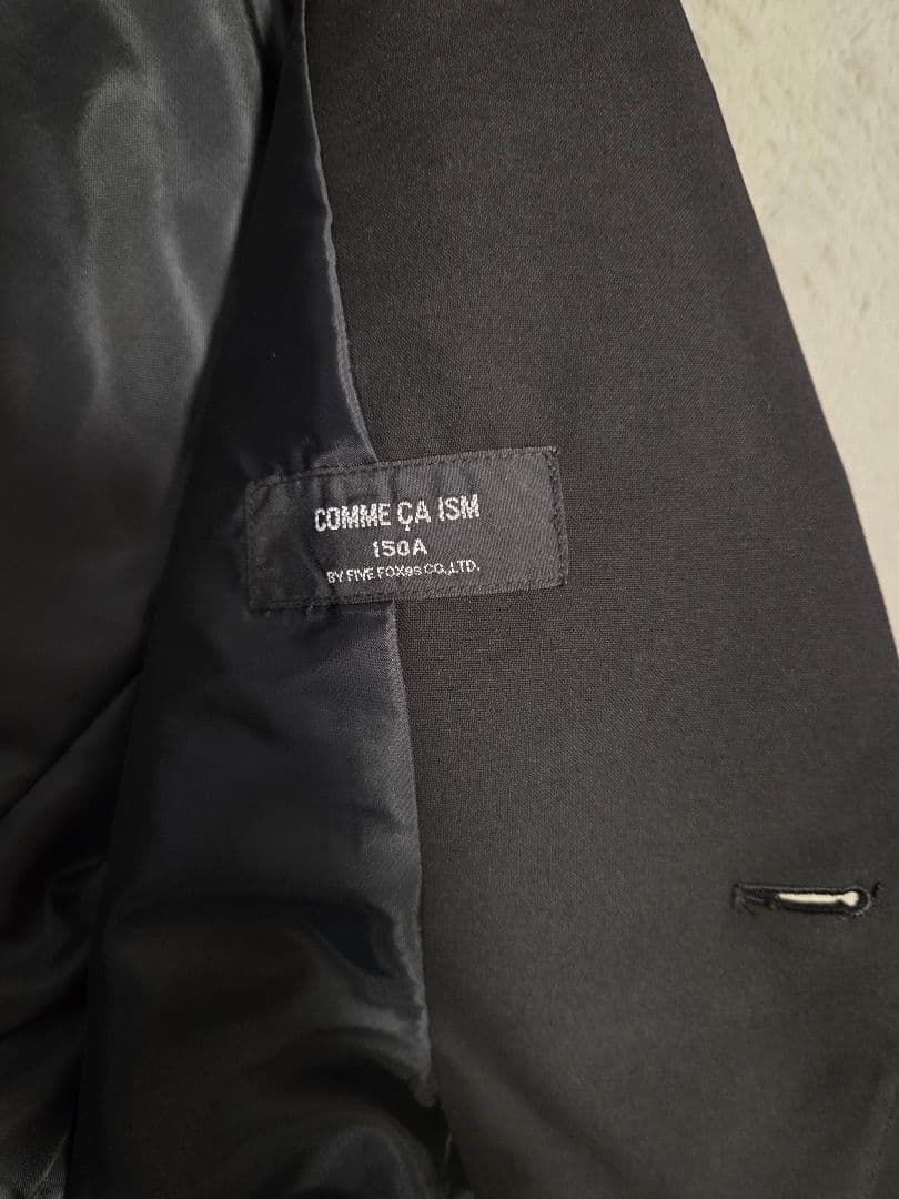 【美品】COMME CA ISM キッズスーツ 4点セット　150cm　黒