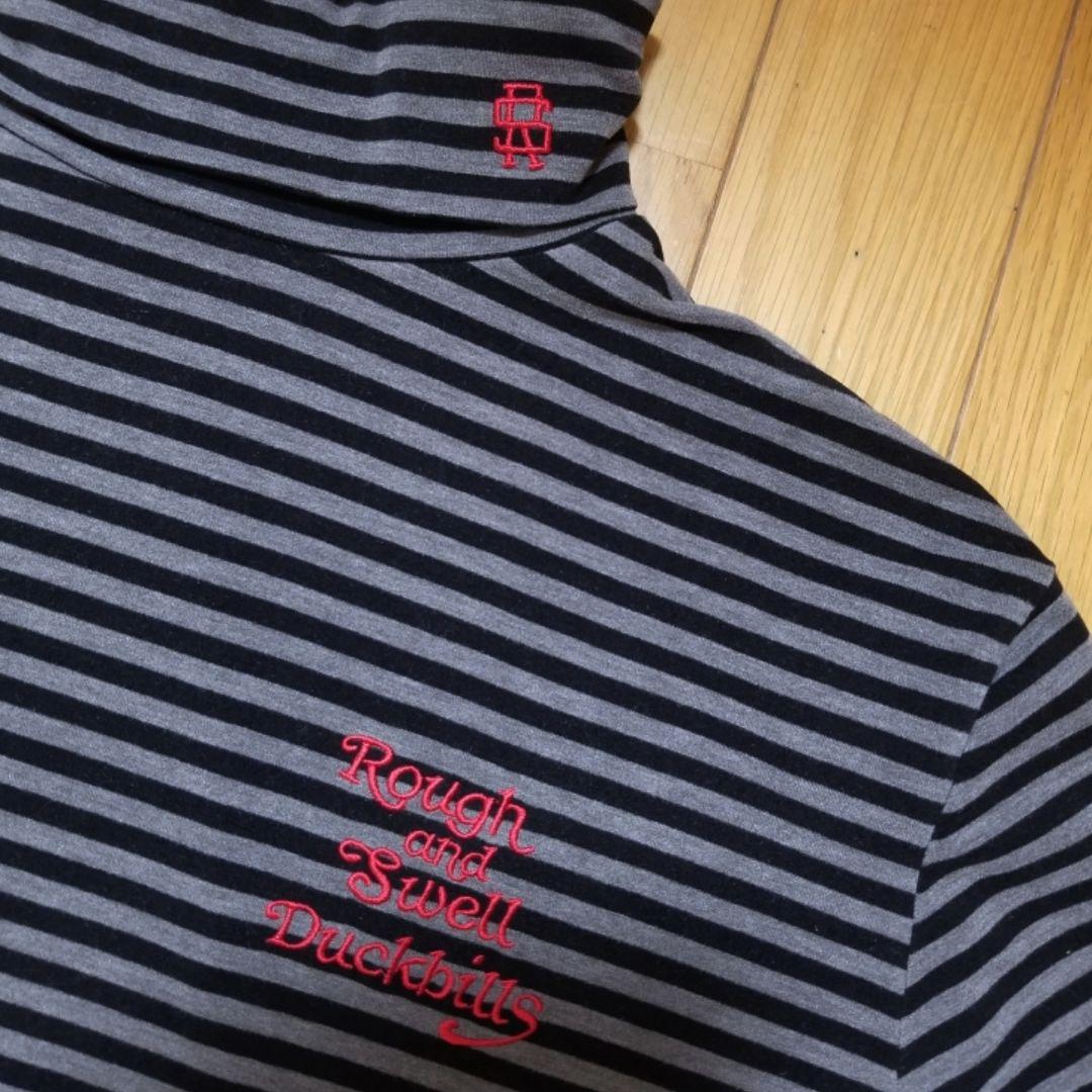 ラフアンドスウェルハイネックシャツRSM-24225HORIZON TURTLE