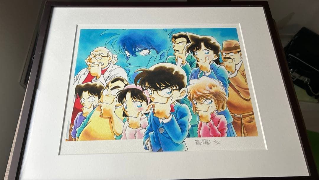 アッキー　名探偵コナン 複製原画 50部限定 直筆サイン入り
