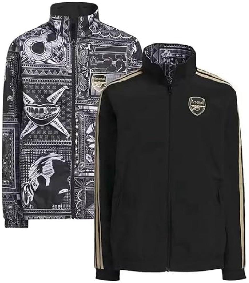 や*ま様 サッカー アーセナル イアン・ライト ナイロン ジャケット リバーシブ