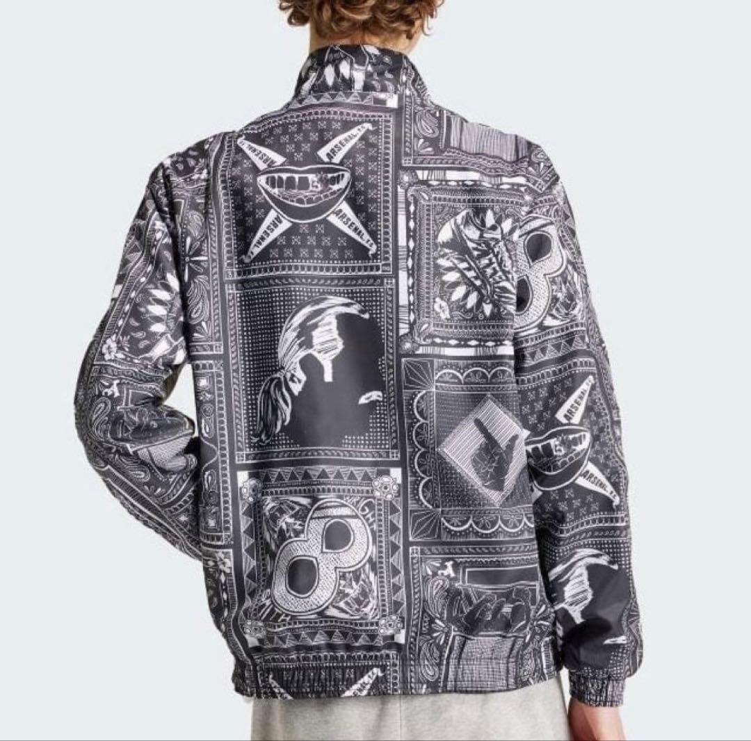 や*ま様 サッカー アーセナル イアン・ライト ナイロン ジャケット リバーシブ