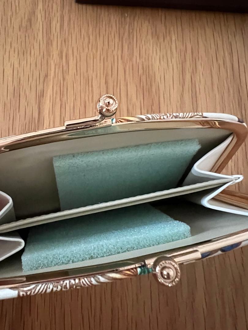 文庫屋大関　天溝がま口　アネモネ　ほぼ新品　箱あり