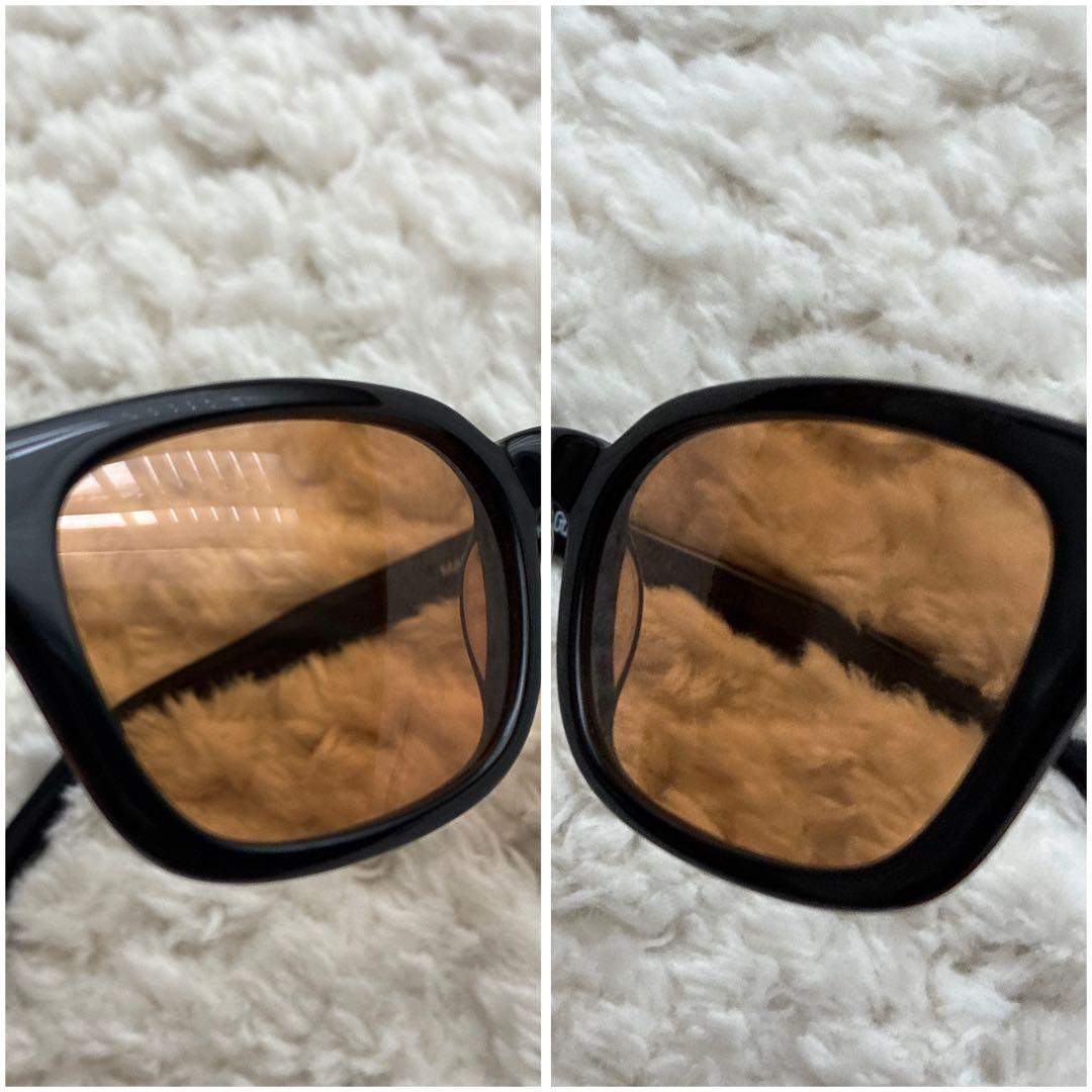 美品 stussy OWEN ブラック×ブラウン サングラス オーウェン 眼鏡