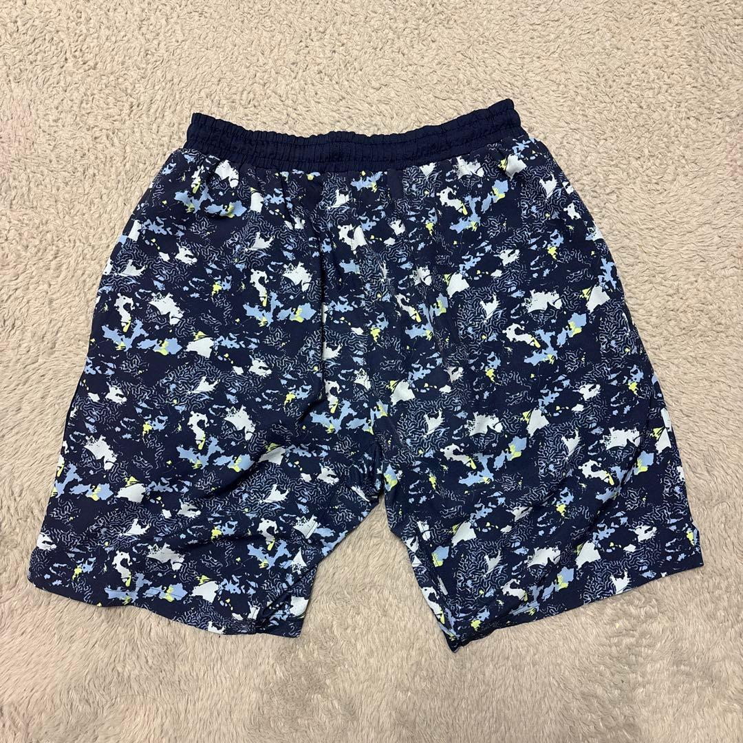 【限定品】人気モデル　YONEX ハーフパンツ　ネイビー迷彩 Lサイズ