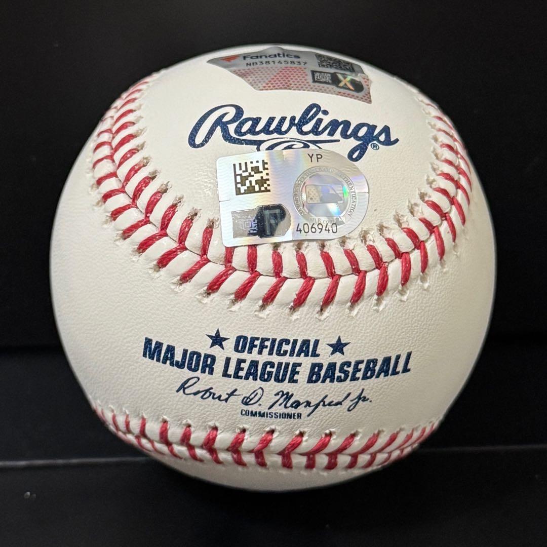 ドジャース 大谷翔平 直筆サイン ボール MLB Fanatics ホログラム