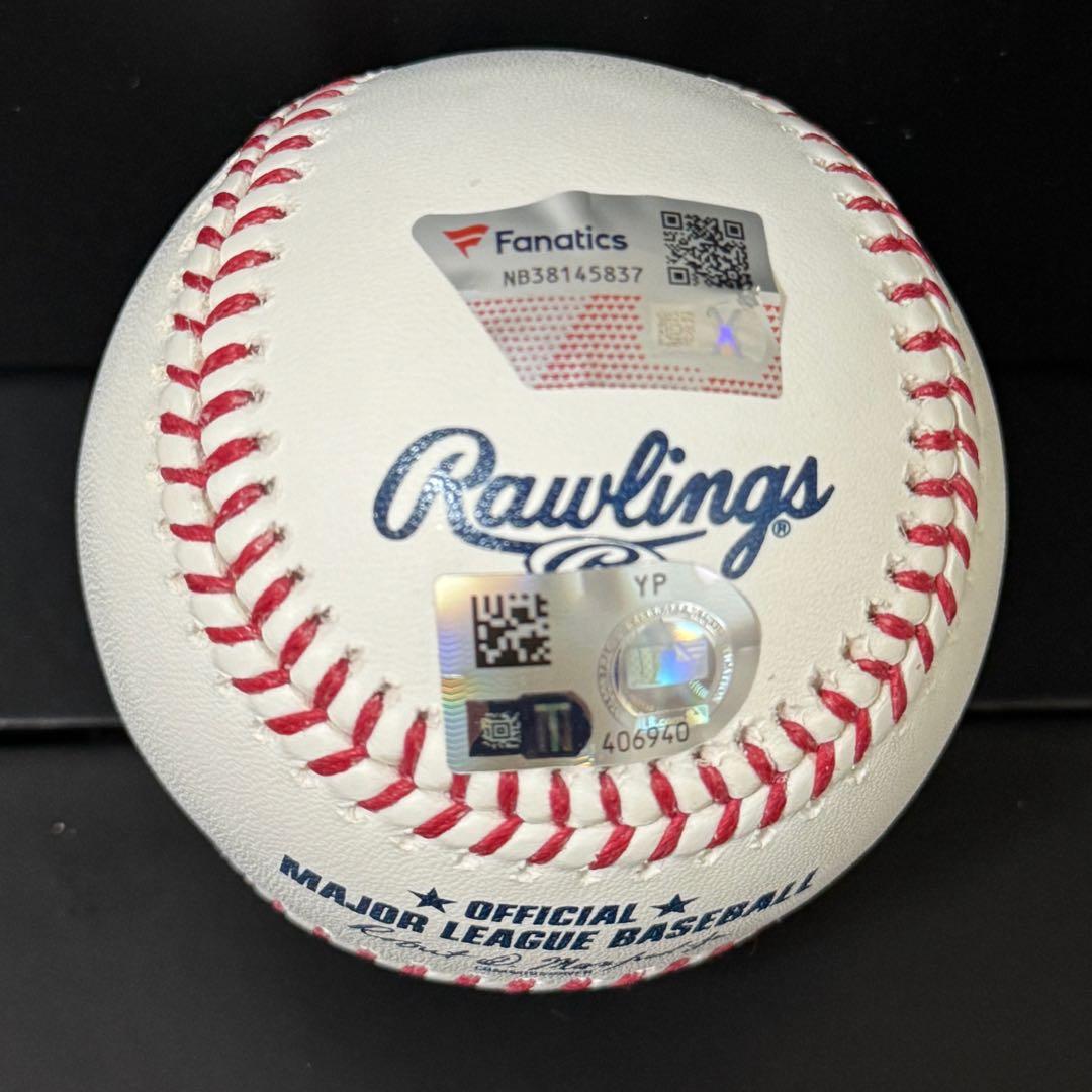 ドジャース 大谷翔平 直筆サイン ボール MLB Fanatics ホログラム