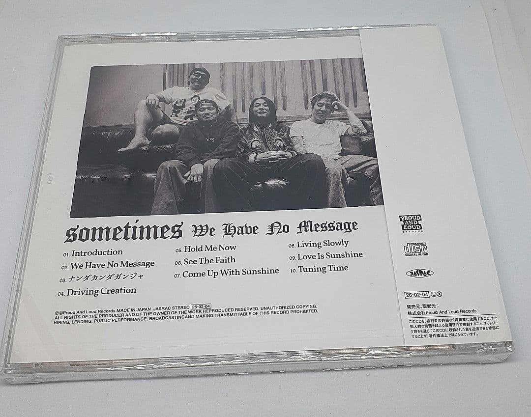 【sometimes】 CD + T-shirts(XLサイズ) set B