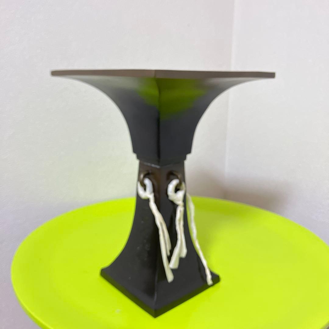 池坊 いけばな 銅鋳造 四海波 池坊陶花器