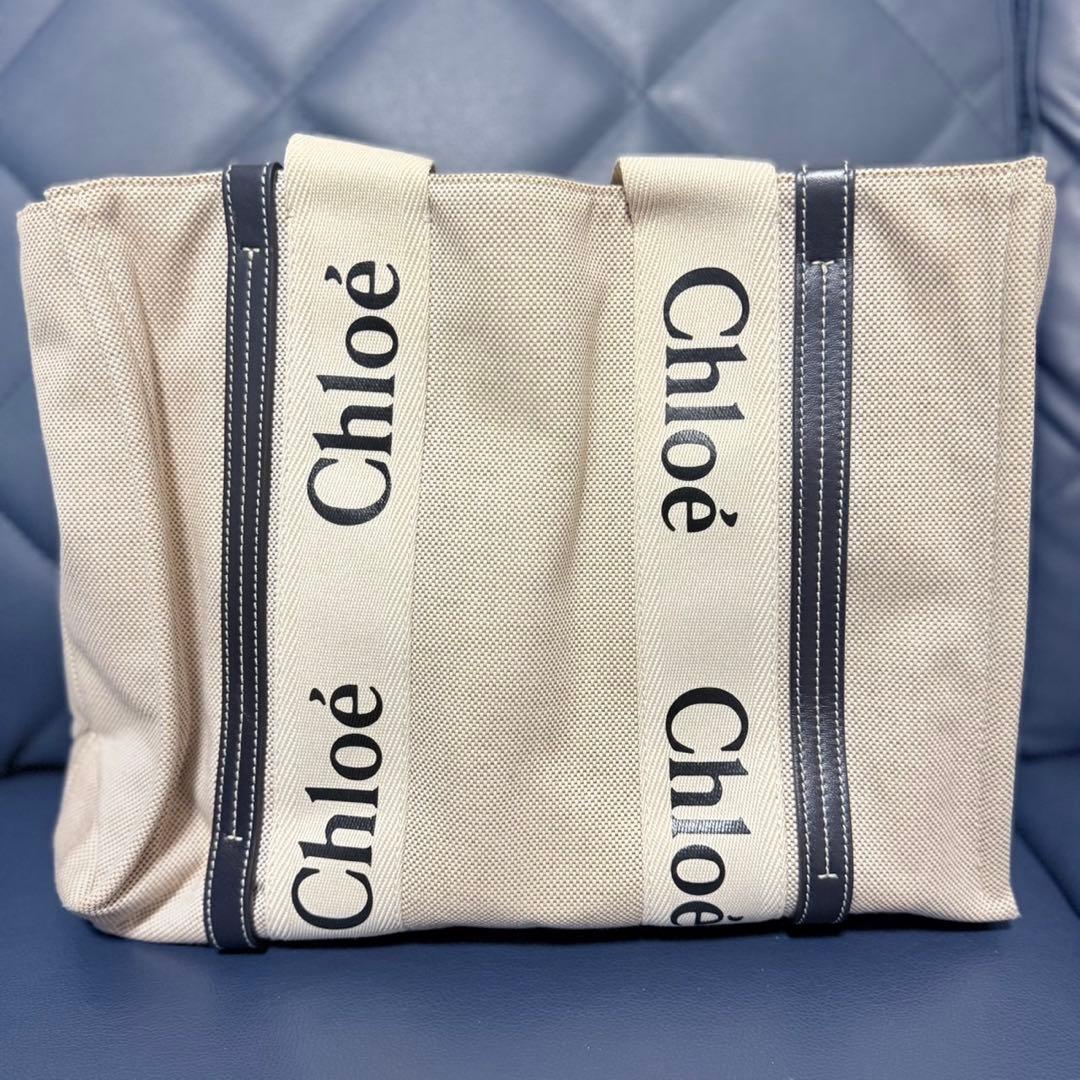 トートバッグ　クロエ　ウッディ　ミディアム