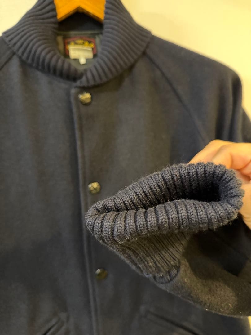 サニースポーツ　スタジャンコート　ネイビー　サイズL 【美品】　ファラオコート