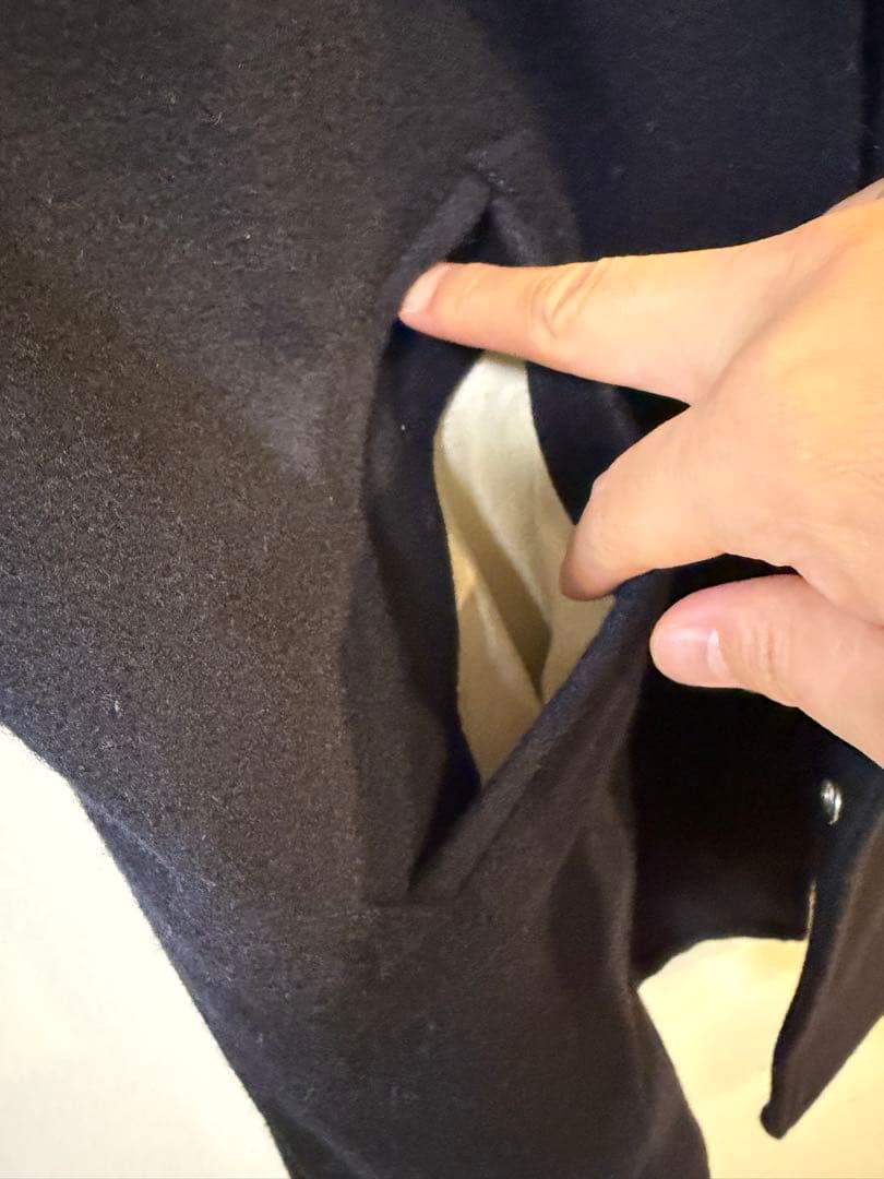 サニースポーツ　スタジャンコート　ネイビー　サイズL 【美品】　ファラオコート