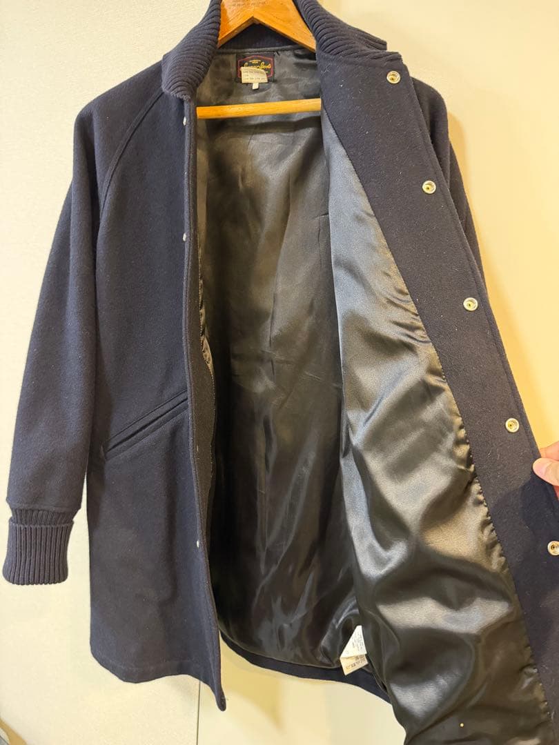 サニースポーツ　スタジャンコート　ネイビー　サイズL 【美品】　ファラオコート