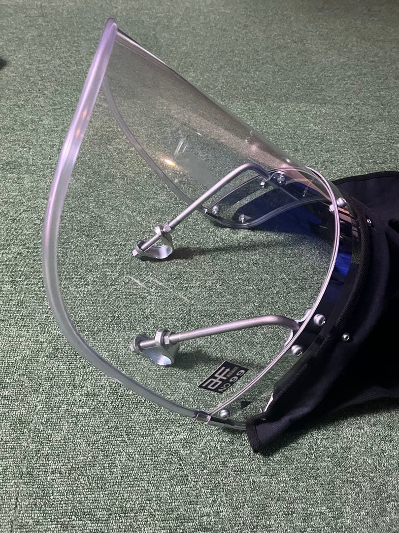 旭風防　クリアシールド黒垂