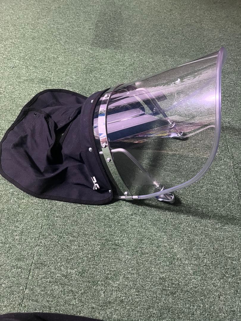 旭風防　クリアシールド黒垂