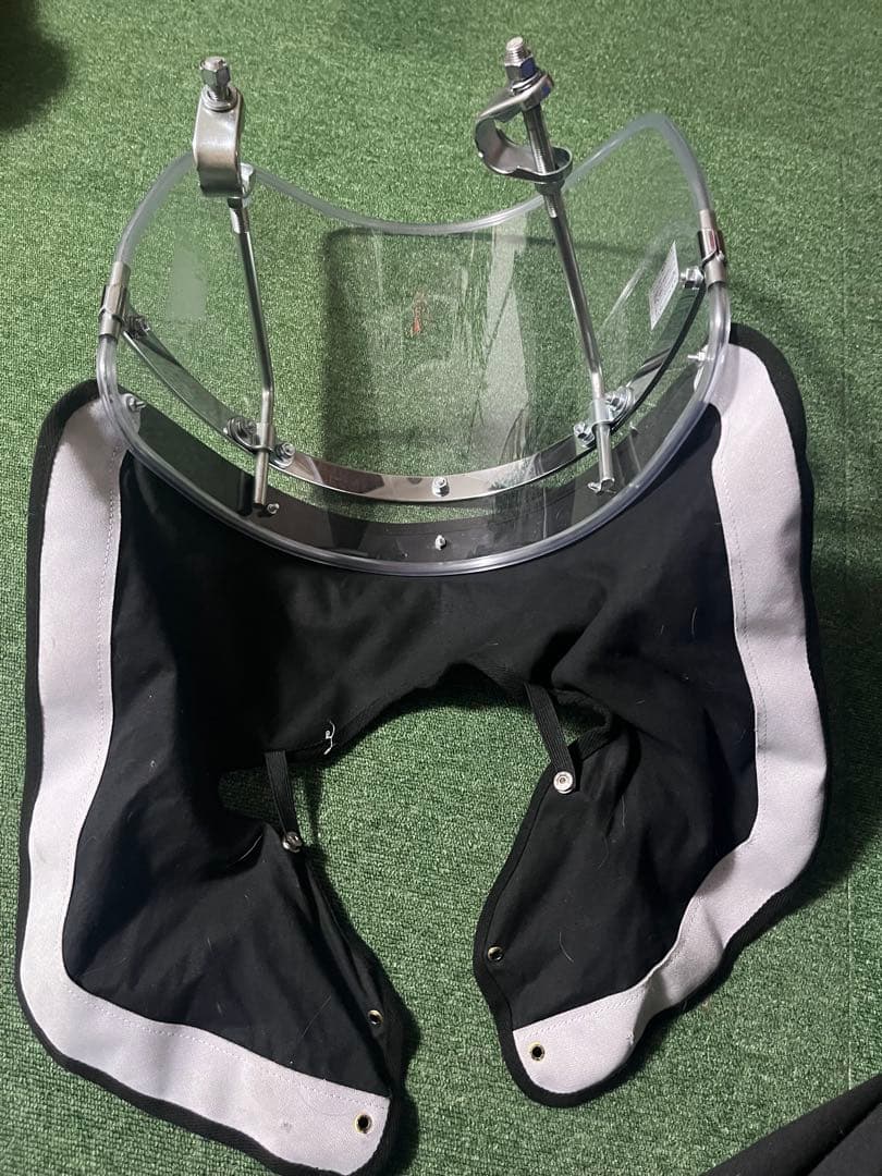 旭風防　クリアシールド黒垂