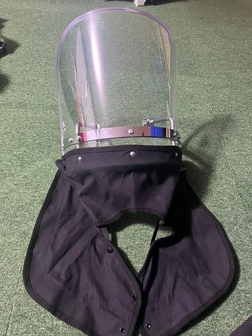 旭風防　クリアシールド黒垂