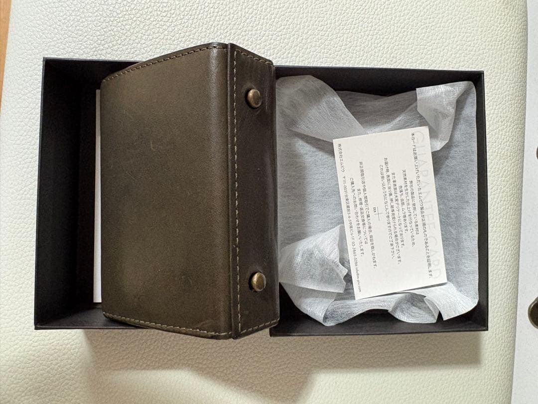 【使用半年】m+ エムピウ ミッレフォッリエⅡ P30 グリージョ 正規品