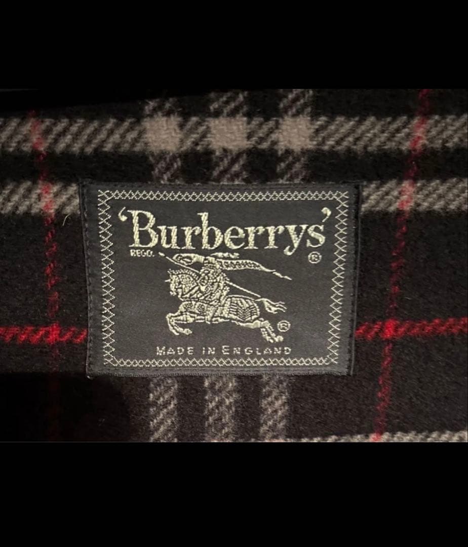 Burberrys ネイビー ウールダッフルコート 英国製