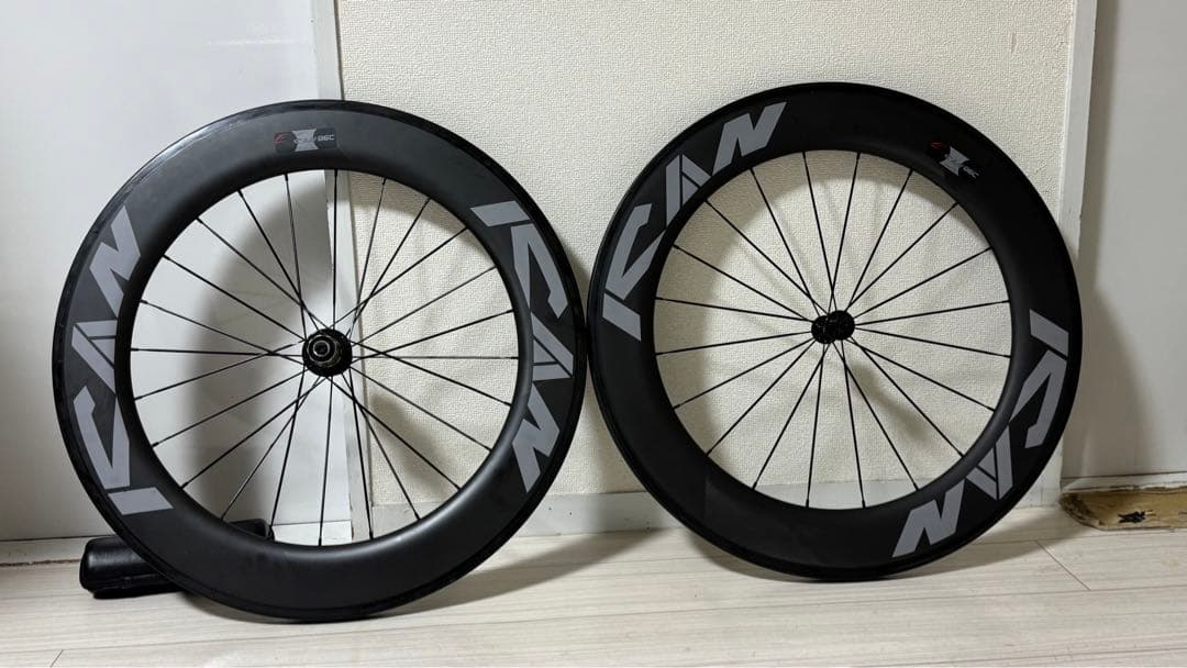 ICANカーボンホイール 86mmハイト 手渡しOK