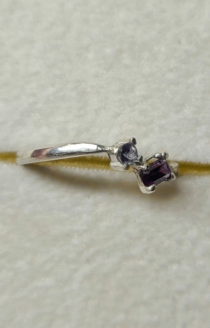 えむえす★カラーチェンジガーネット&アレキサンドライト★リングオーダー