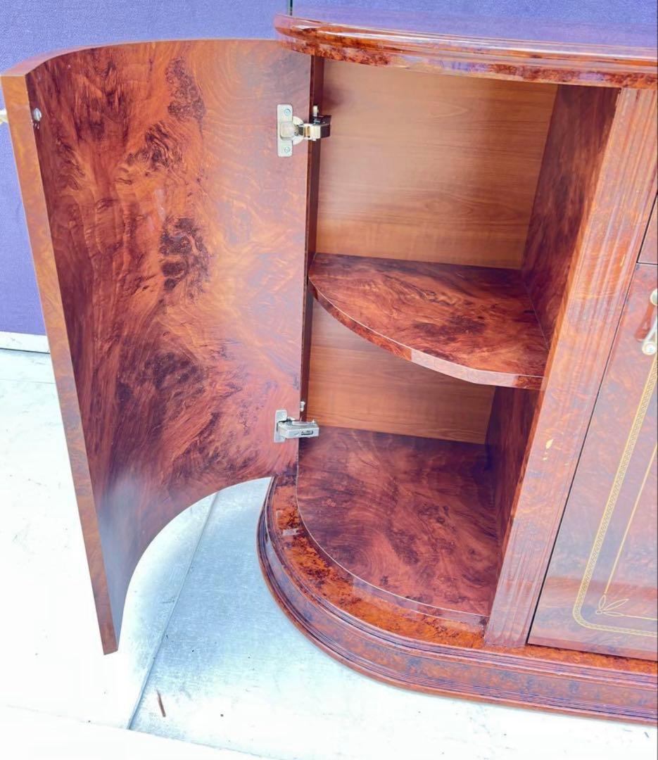 アンティークなビクトリア朝様式のウォールナット象嵌細工のクレ デンザ