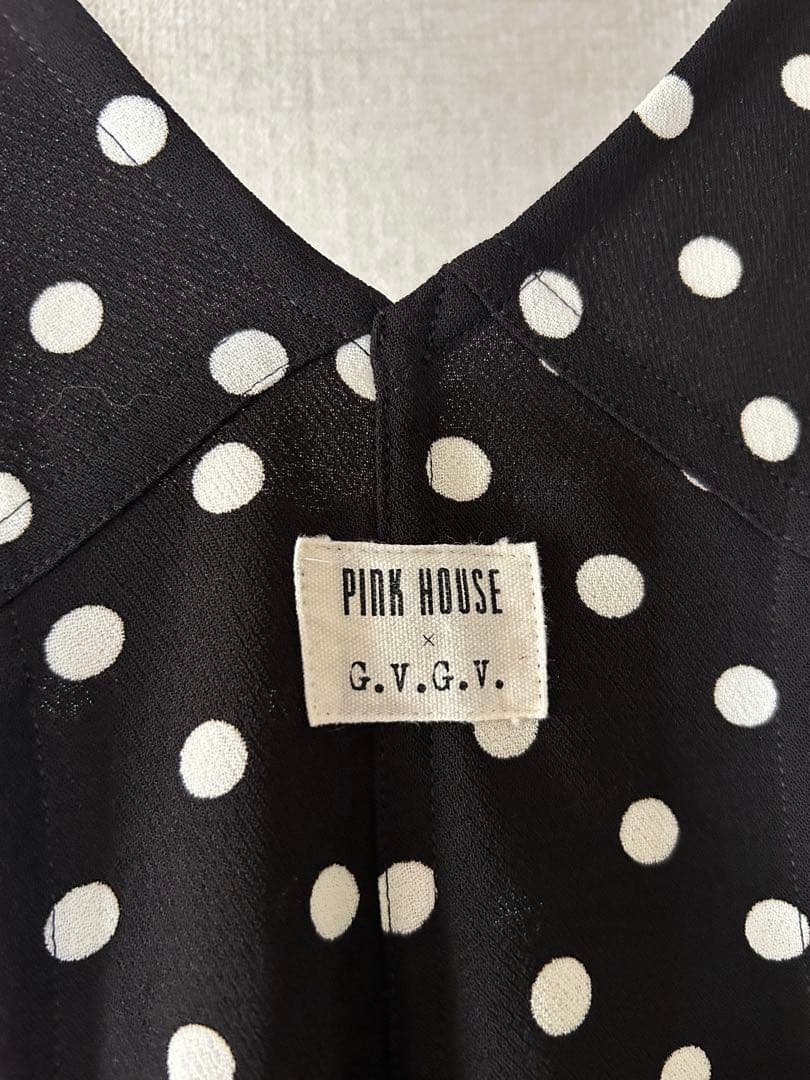 ピンクハウス　ドットサロペット・オーバーオール