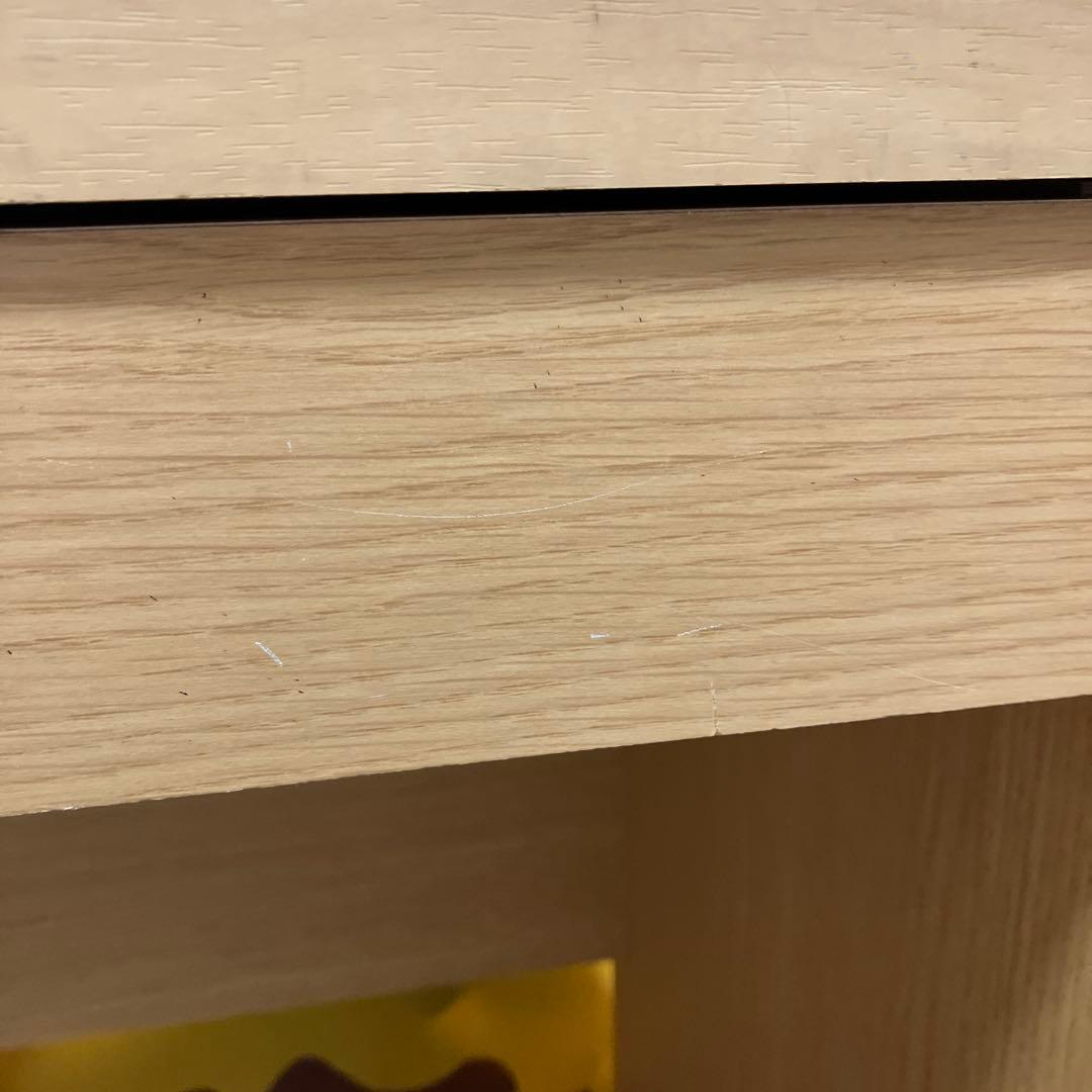 【専用】木製シンプルデスク 2引き出し付き+テキスト