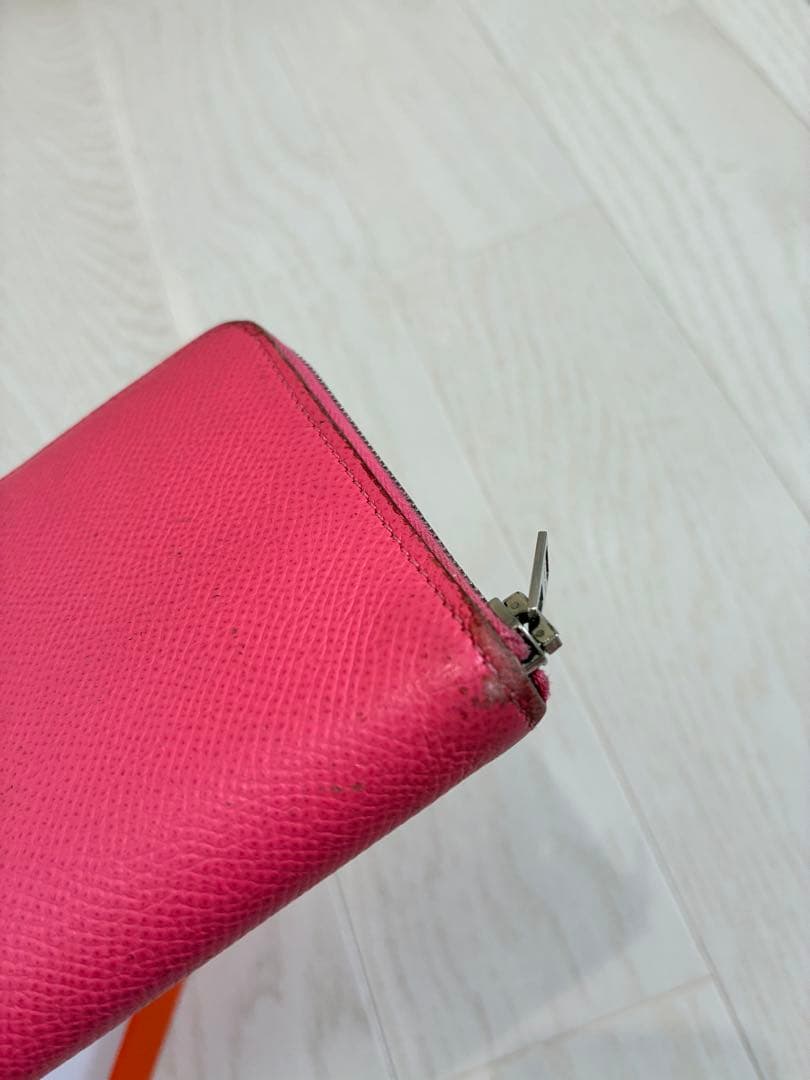 HERMES エルメス アザップロング シルクイン ラウンドファスナー長財布